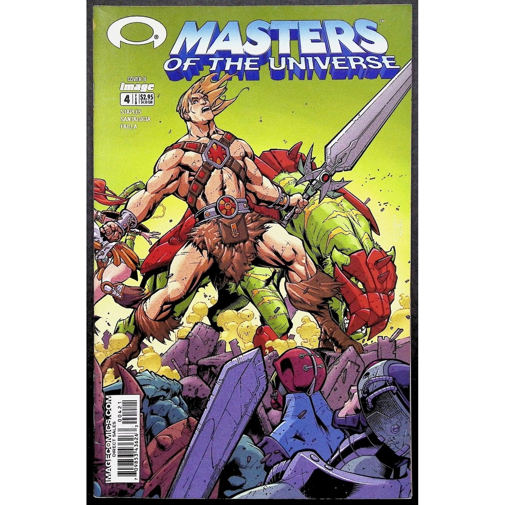 Image Comics Comic Book Masters of the‎ Universe #4 Cover B He-Man 2003